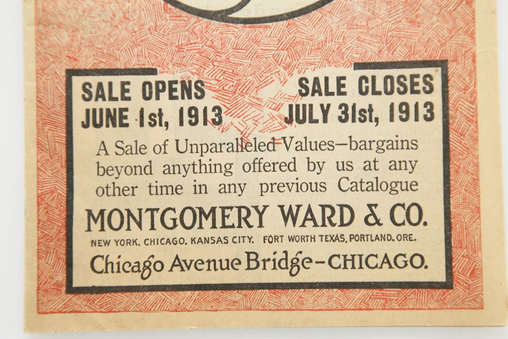 Vintage Montgomery Ward Catalogue