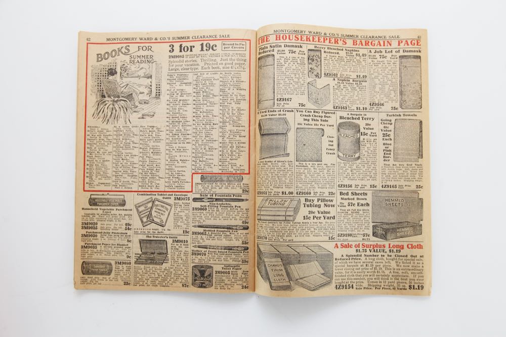 Vintage Montgomery Ward Catalogue
