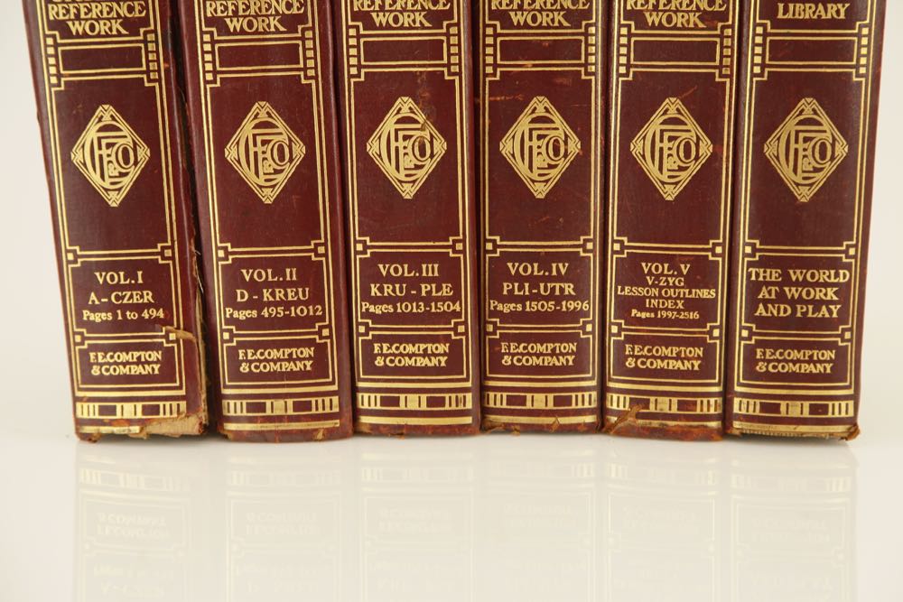 "The New Student's Reference Work" Book Collection