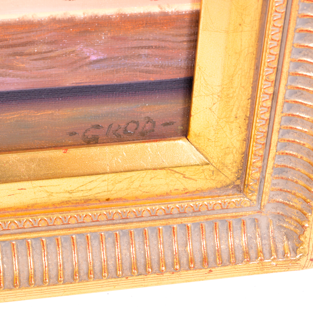 Signed Still Life of Pears and Raspberries by Grod