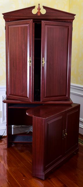 Federal Style Office Armoire