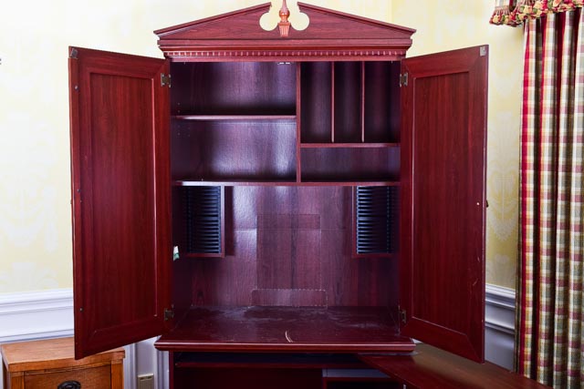 Federal Style Office Armoire