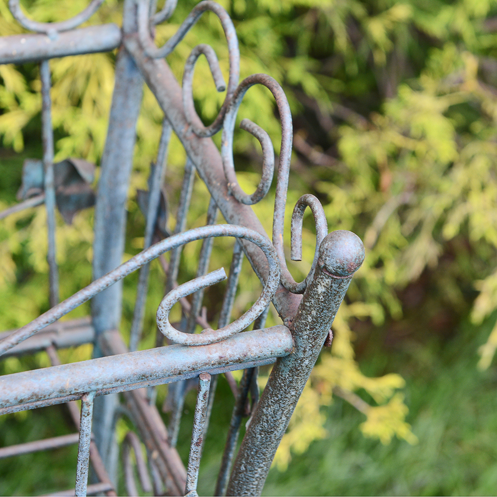 Verdigris-Style Metal Plant Box
