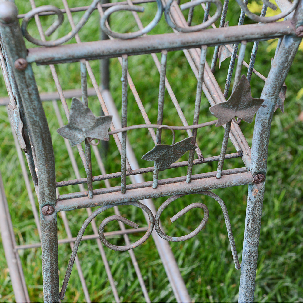Verdigris-Style Metal Plant Box