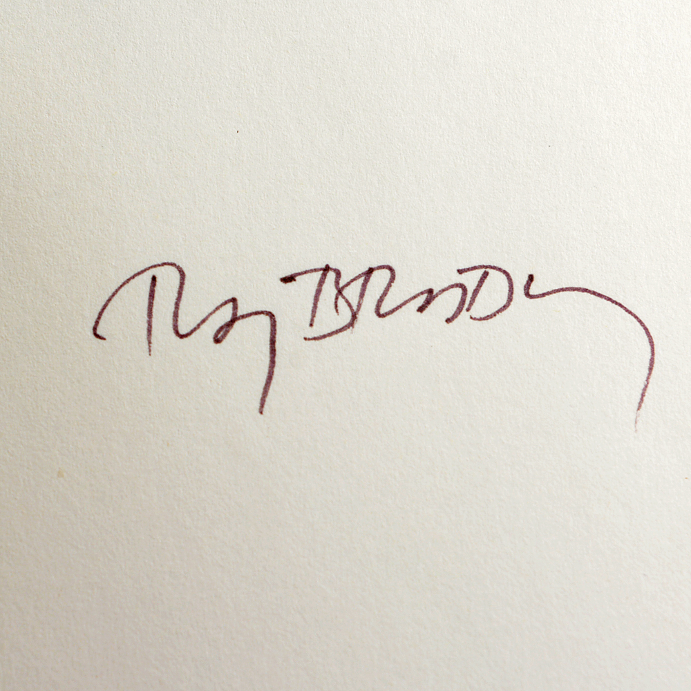 Ray Bradbury Signed First Edition Novel