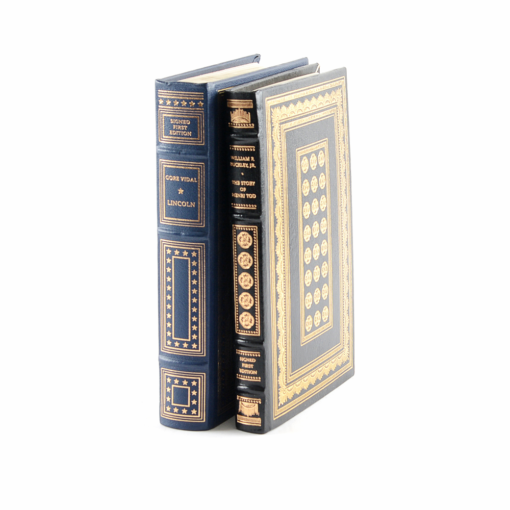 Pair of Signed Novels by Gore Vidal and William F. Buckley, Jr.