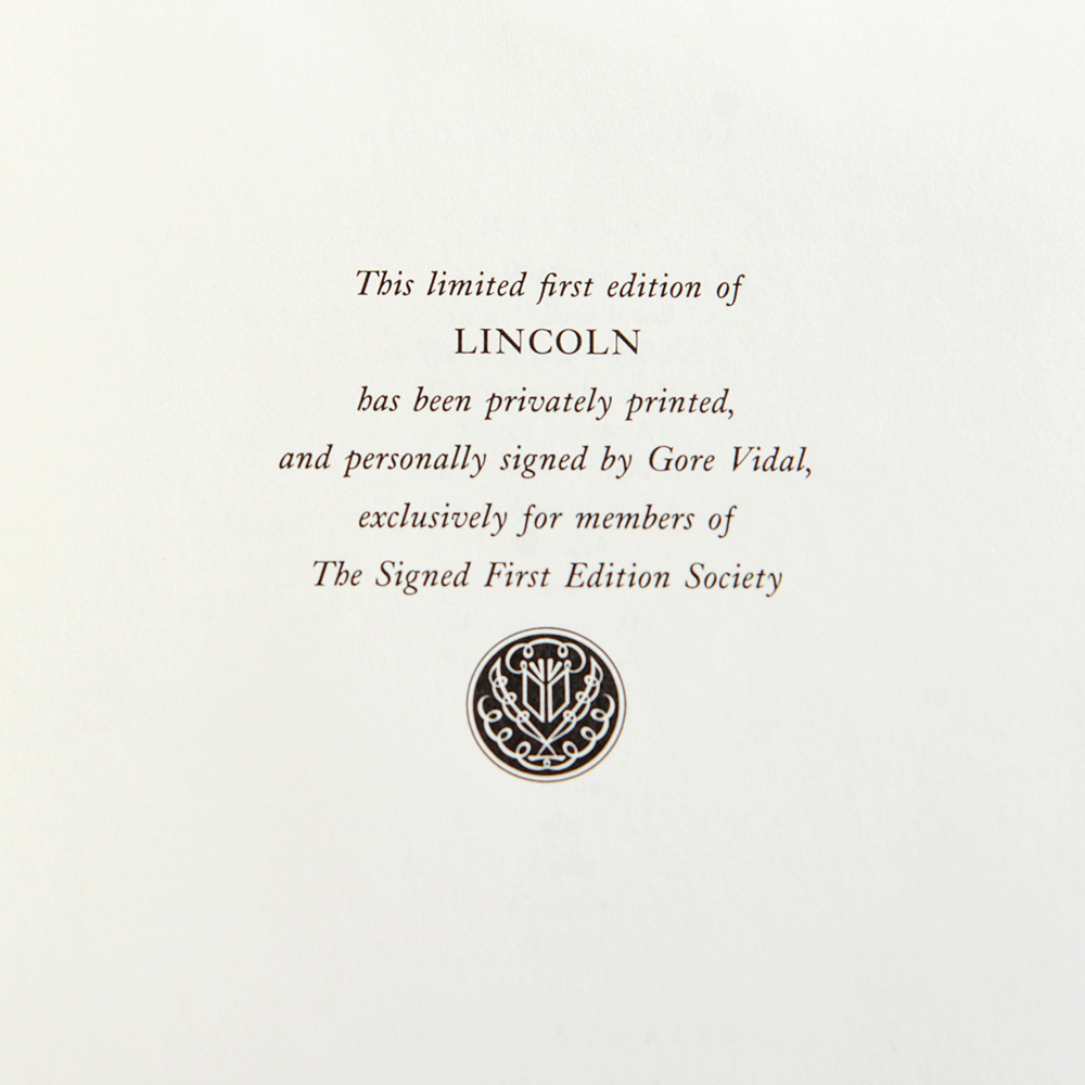 Pair of Signed Novels by Gore Vidal and William F. Buckley, Jr.