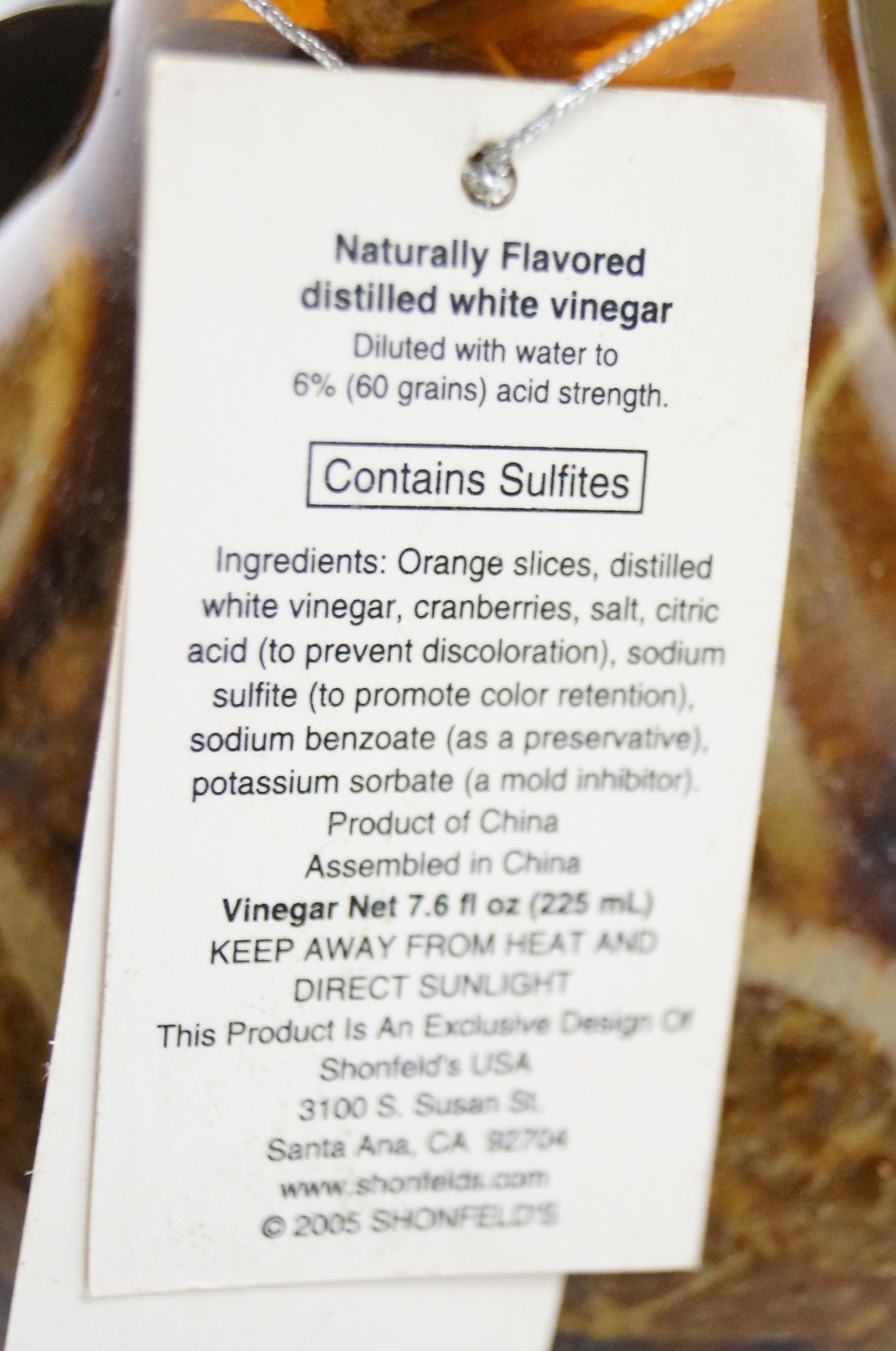 Decorative Vinegar Bottles