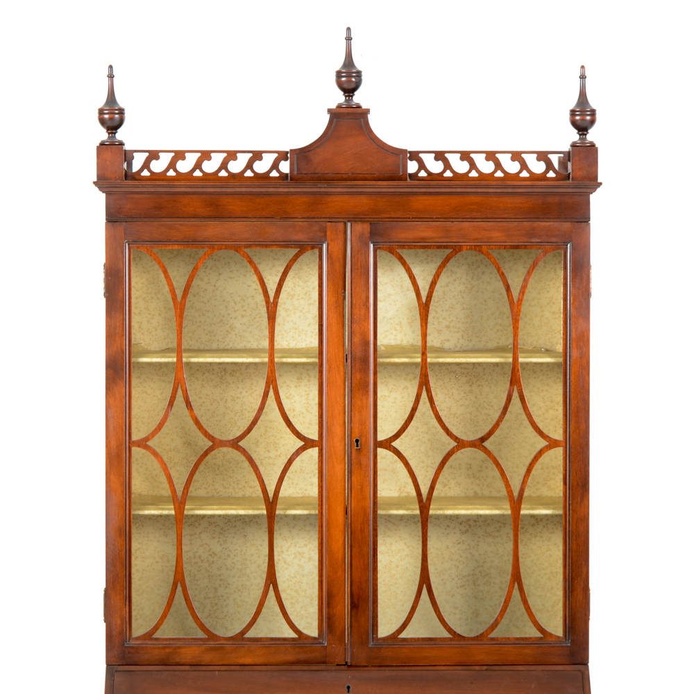 Skandia Furniture Mahogany Finish Secretary