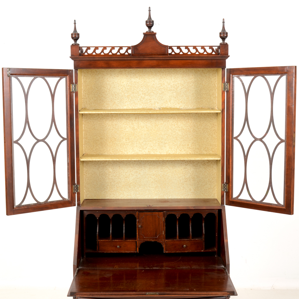 Skandia Furniture Mahogany Finish Secretary