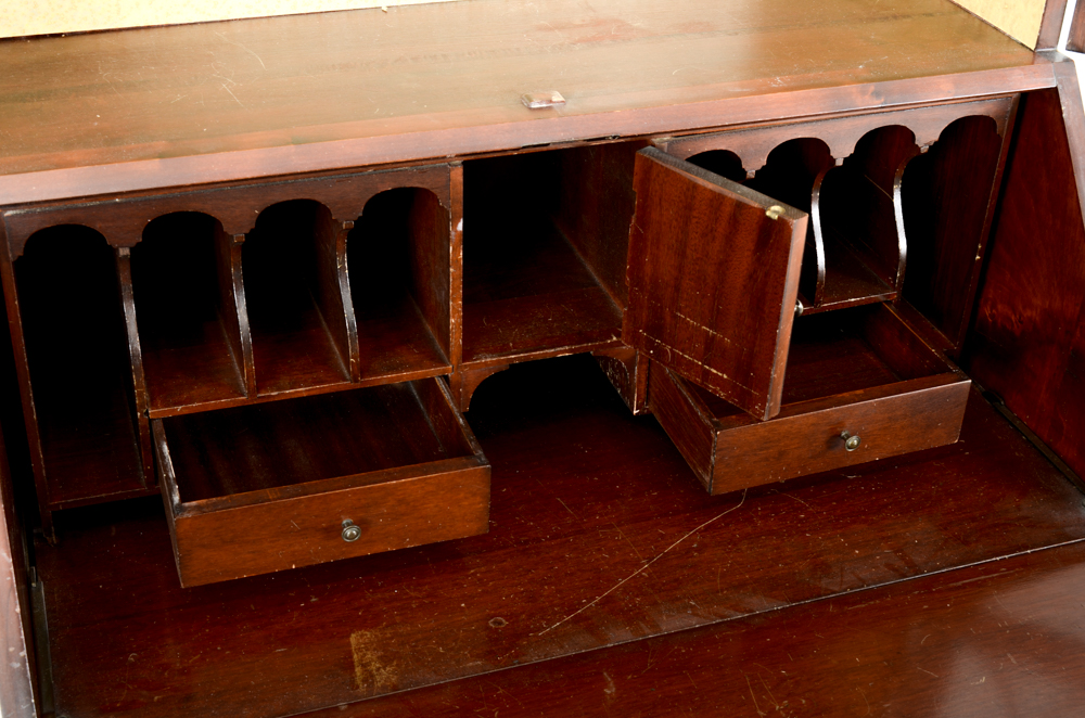 Skandia Furniture Mahogany Finish Secretary