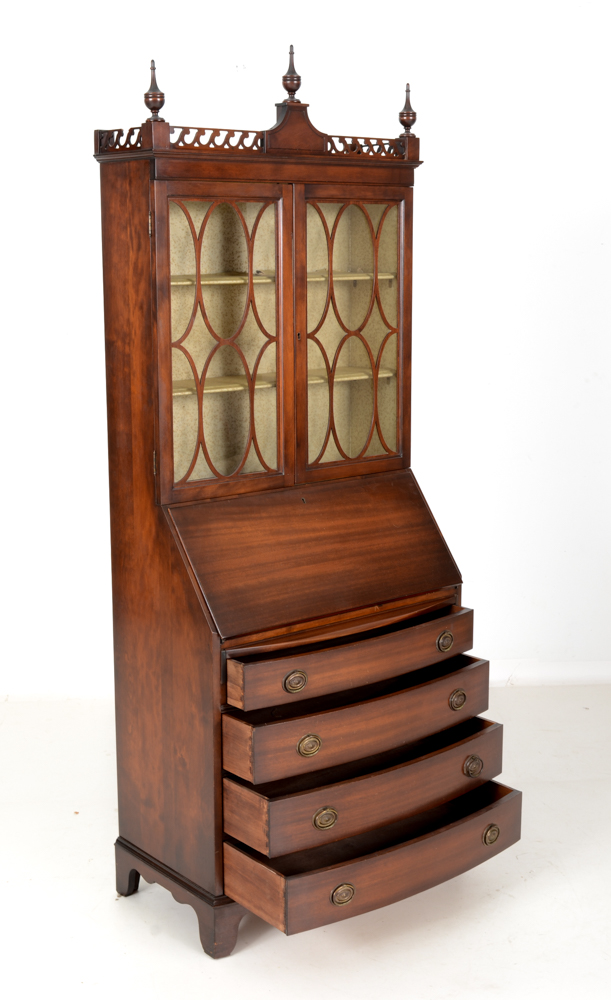 Skandia Furniture Mahogany Finish Secretary