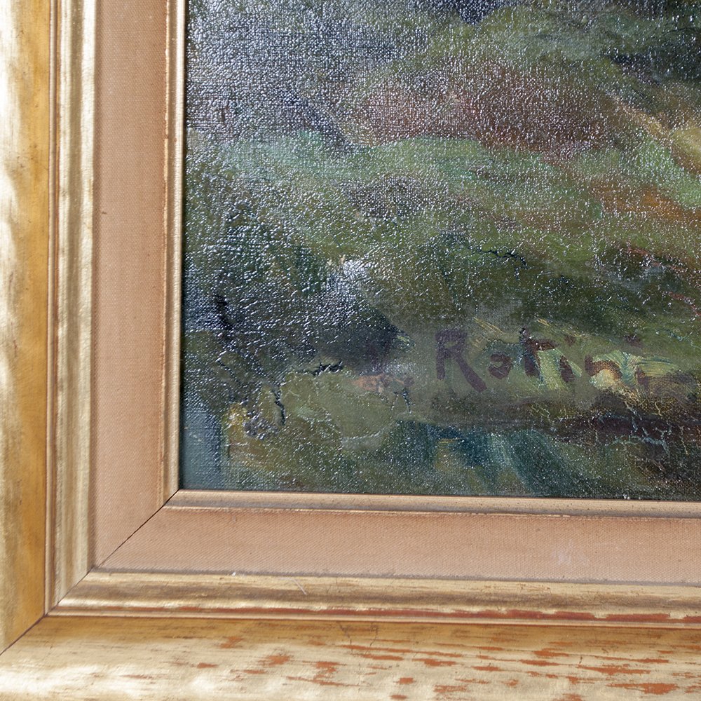 V. Rotini Landscape Oil on Canvas