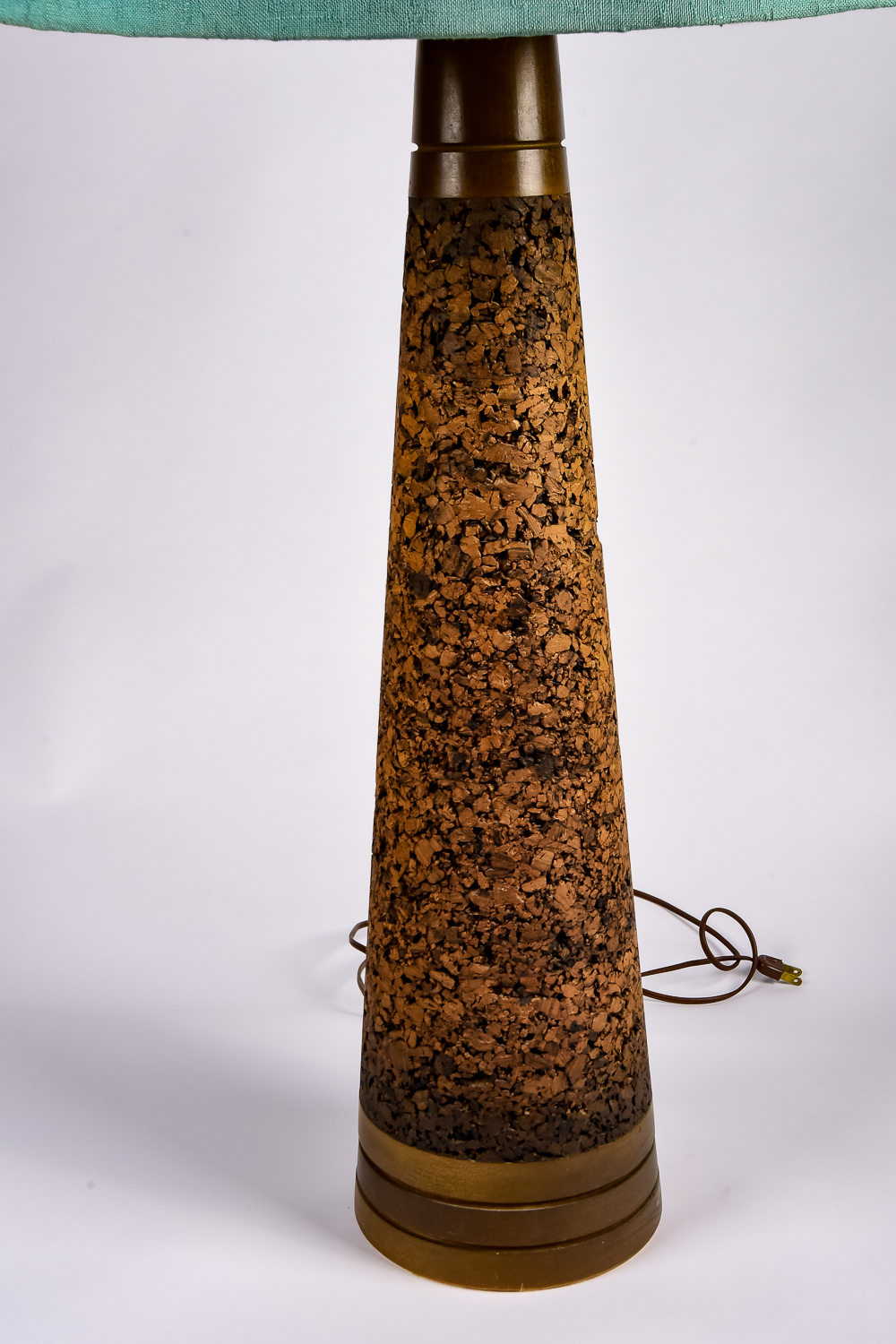 Mid-Century Cork Lamp