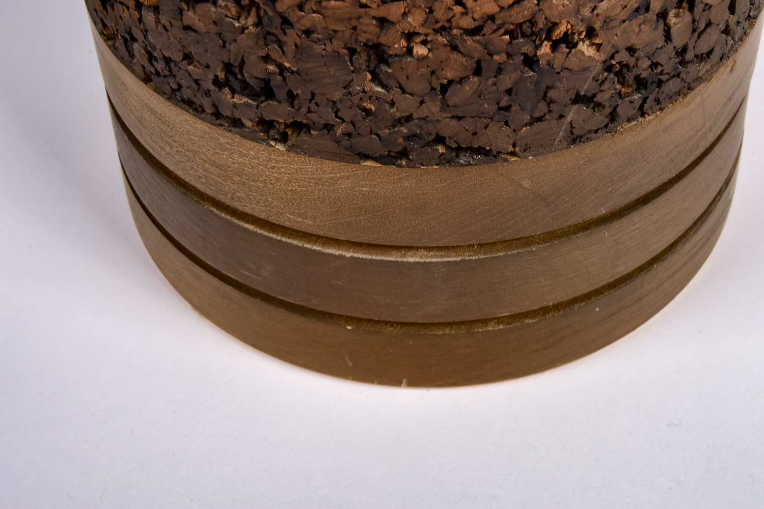 Mid-Century Cork Lamp