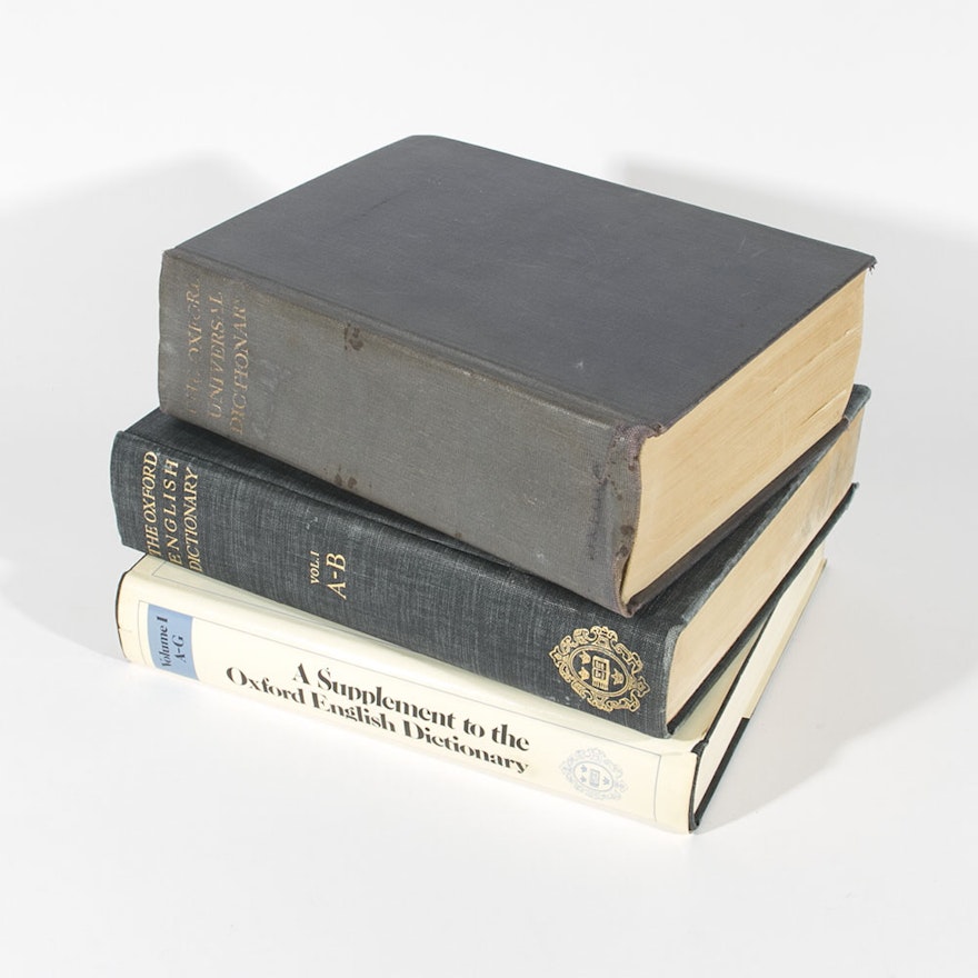 Vintage Unabridged Oxford English Dictionary Full Set