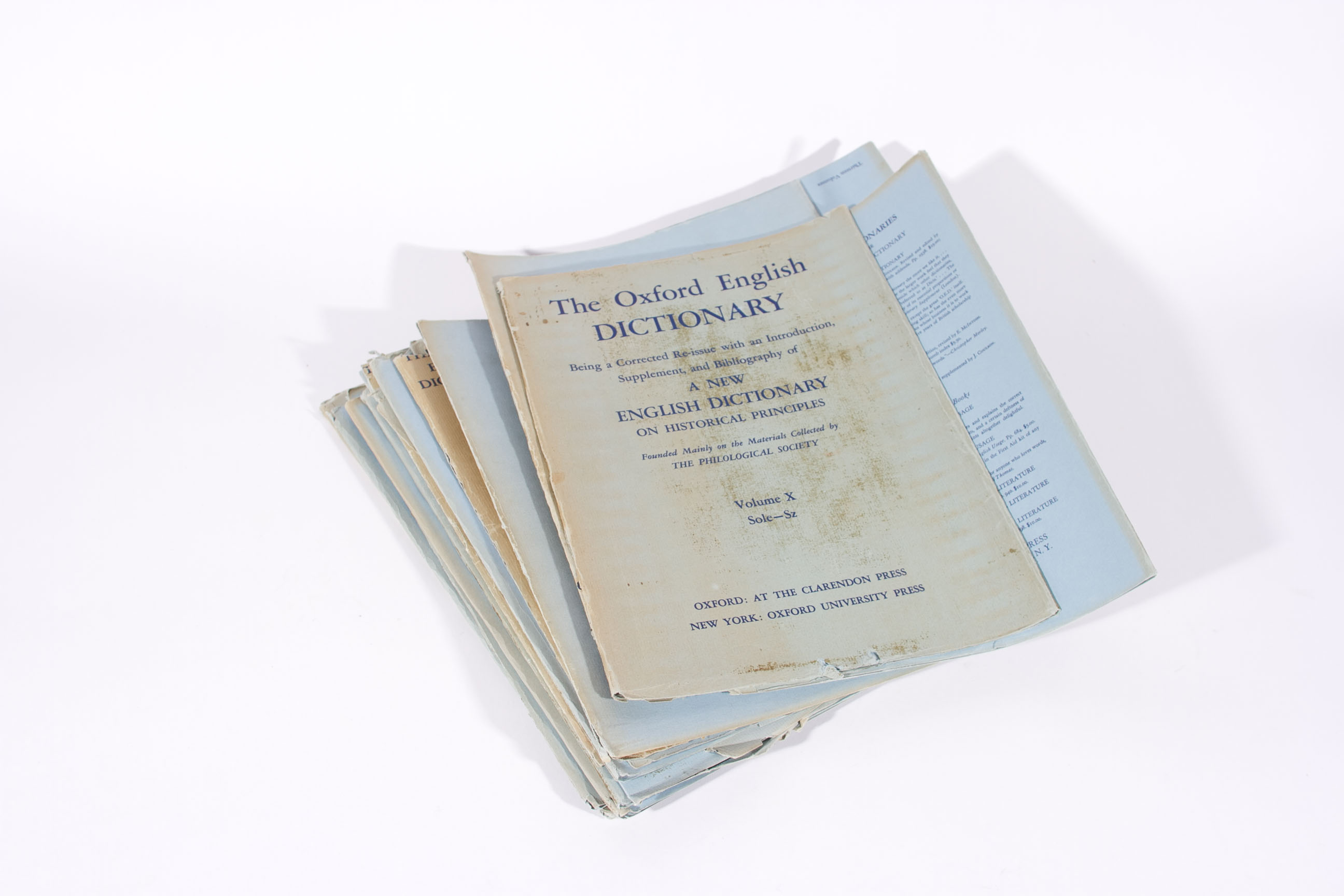 Vintage Unabridged Oxford English Dictionary Full Set