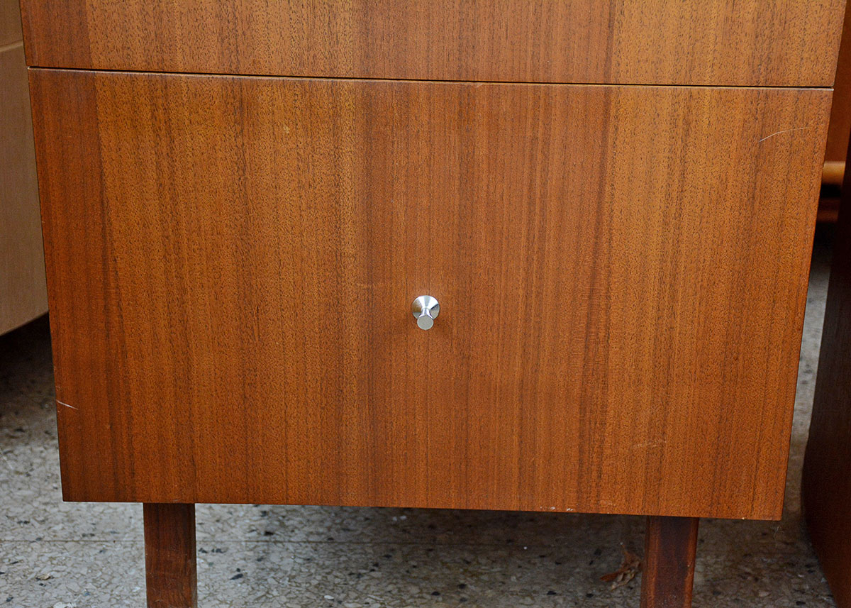 Danish Style Wood Laminate  Filing Cabinet