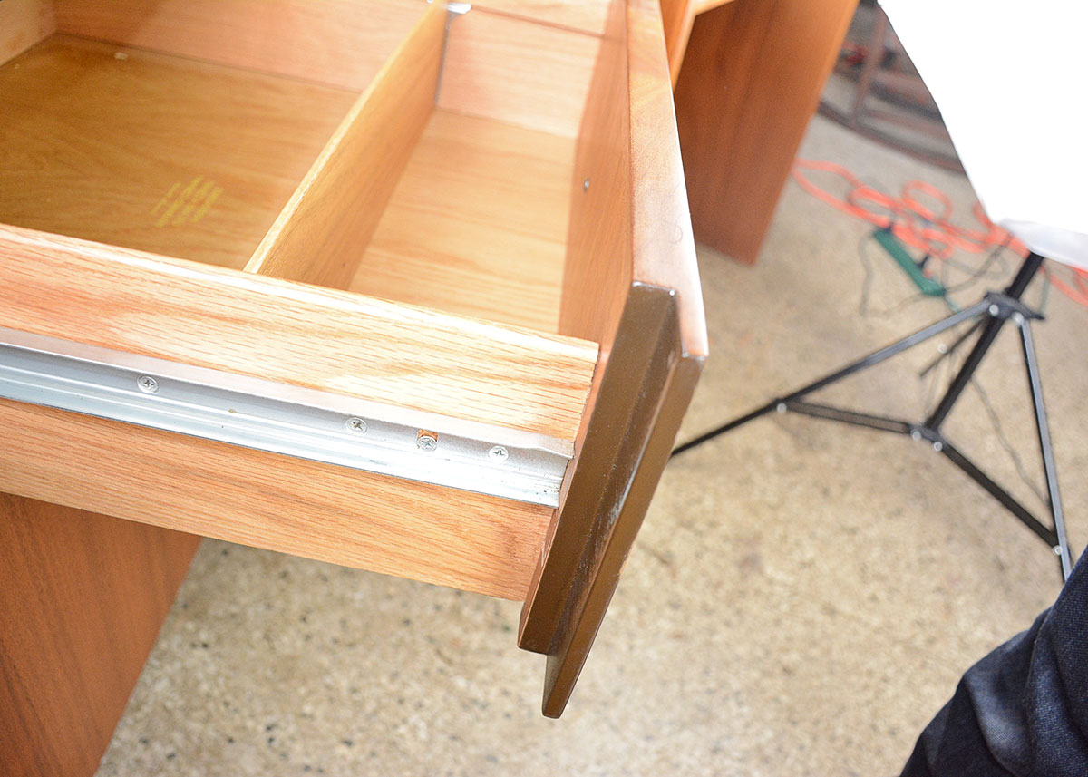 Danish Style Wood Laminate  Filing Cabinet