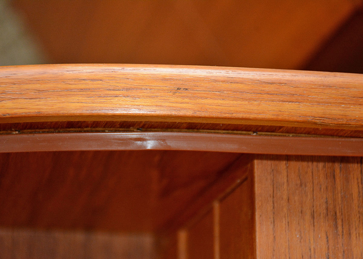 Danish Modern Roll Top Desk by Poul Hundevad