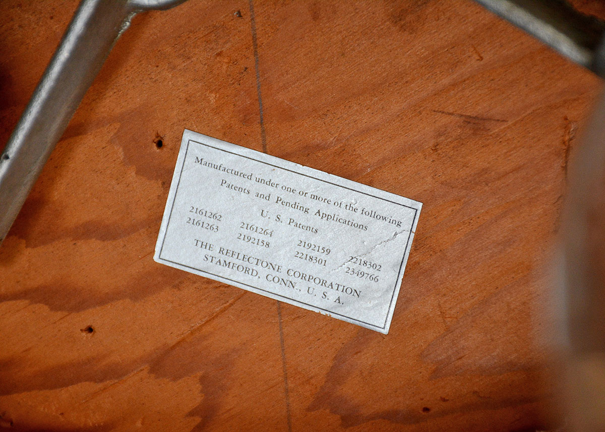 1950's Acrylic Swivel Vanity Chair by Reflectone