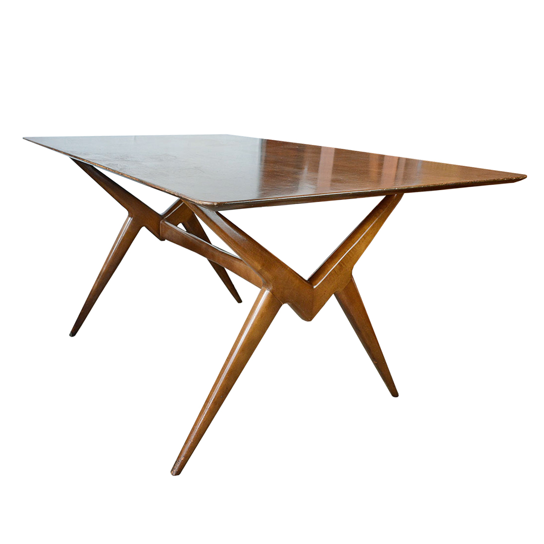 Mid Century Modern Lorenzo "Renzo" Rutili Table by Johnson Furniture