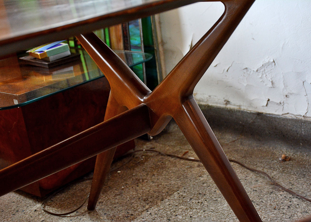 Mid Century Modern Lorenzo "Renzo" Rutili Table by Johnson Furniture