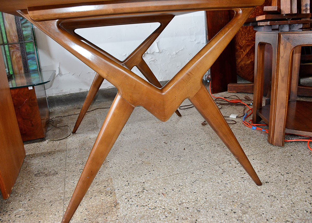 Mid Century Modern Lorenzo "Renzo" Rutili Table by Johnson Furniture