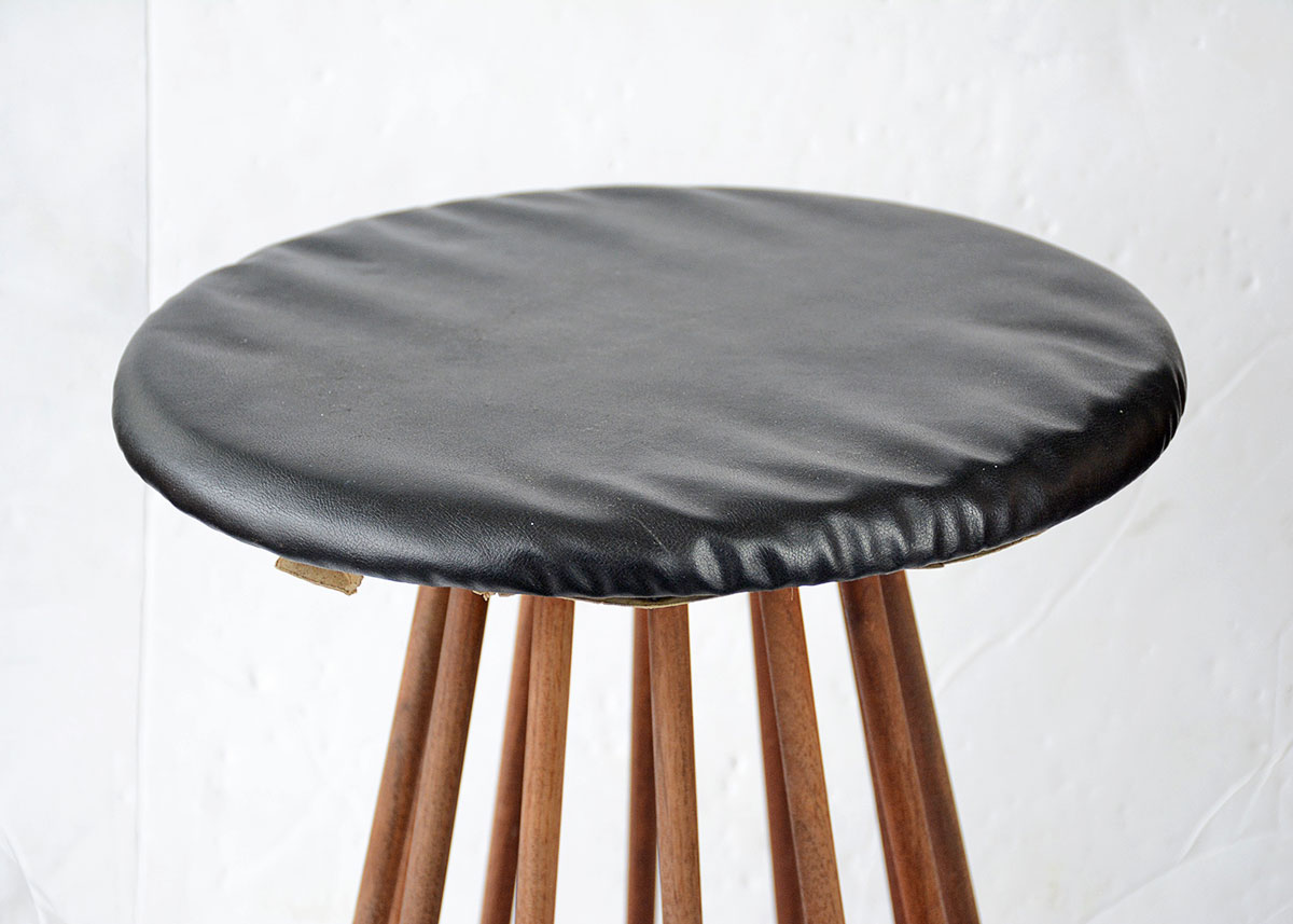 Mid-Century Danish Arthur Umanoff Spoke Stool