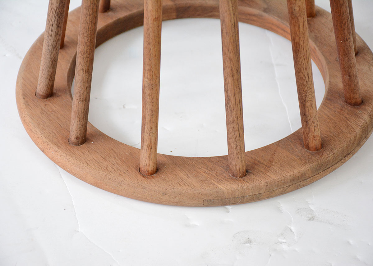 Mid-Century Danish Arthur Umanoff Spoke Stool