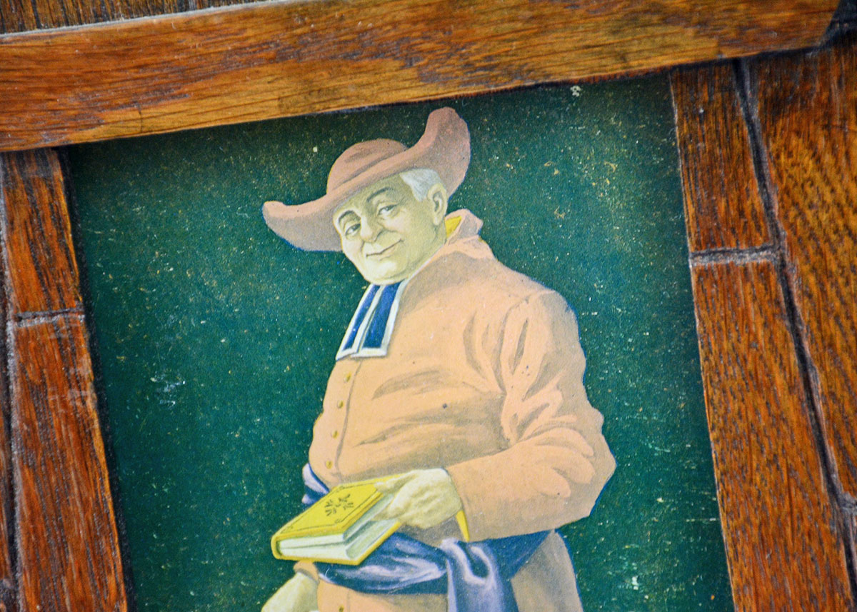 William L. Gilbert Arts and Crafts Windmill Mantel Clock