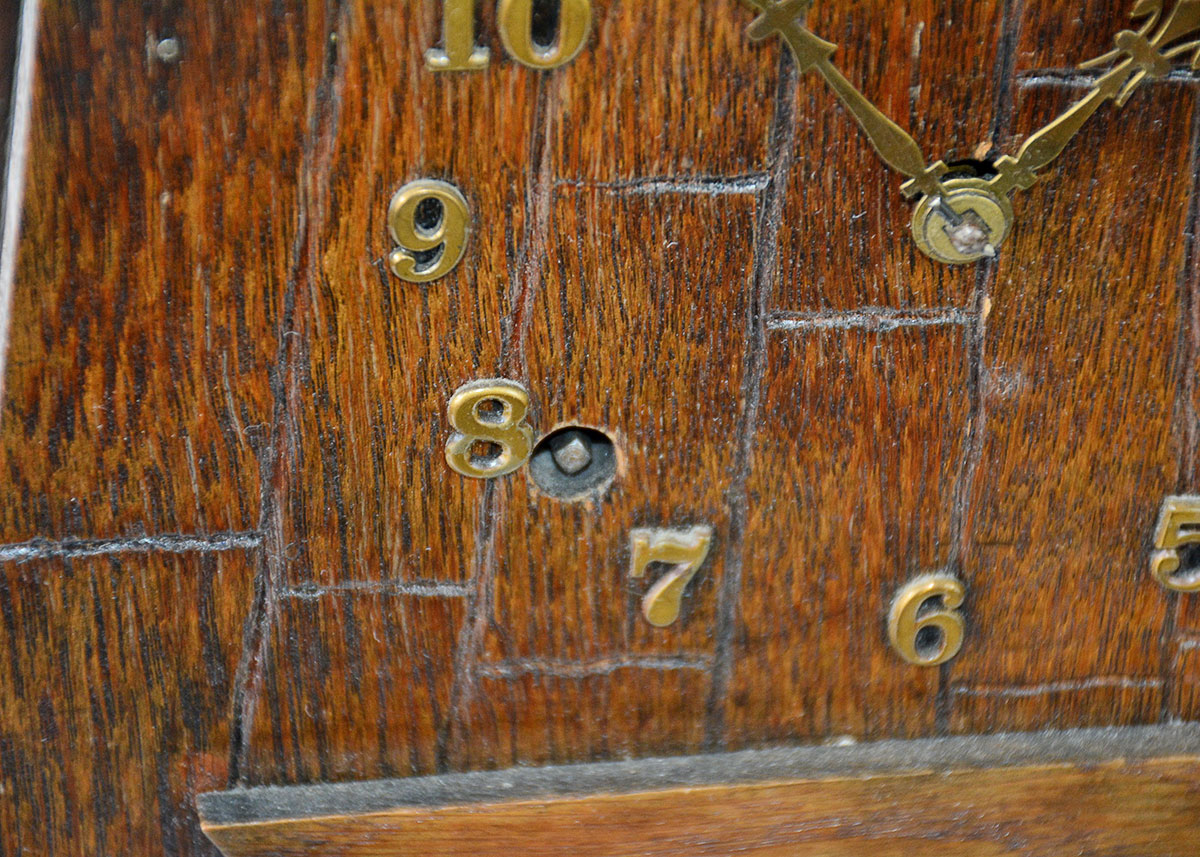 William L. Gilbert Arts and Crafts Windmill Mantel Clock