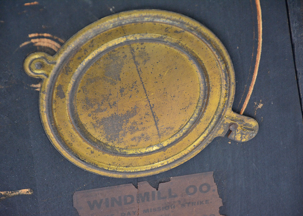 William L. Gilbert Arts and Crafts Windmill Mantel Clock