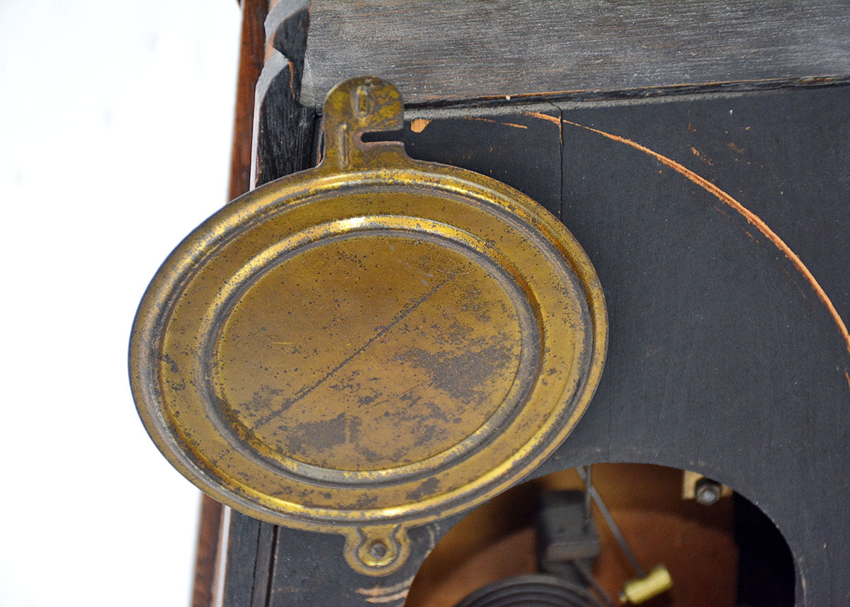 William L. Gilbert Arts and Crafts Windmill Mantel Clock