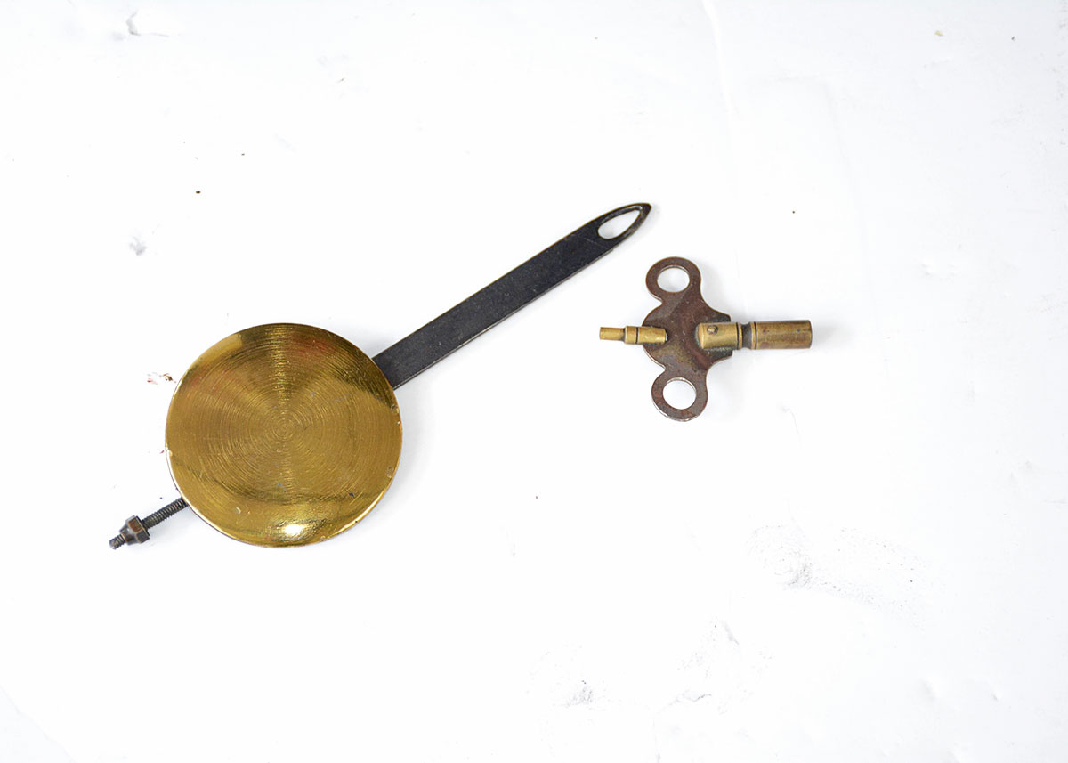 William L. Gilbert Arts and Crafts Windmill Mantel Clock