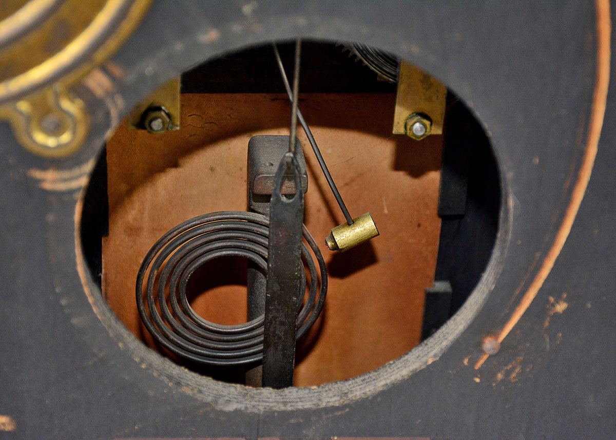 William L. Gilbert Arts and Crafts Windmill Mantel Clock