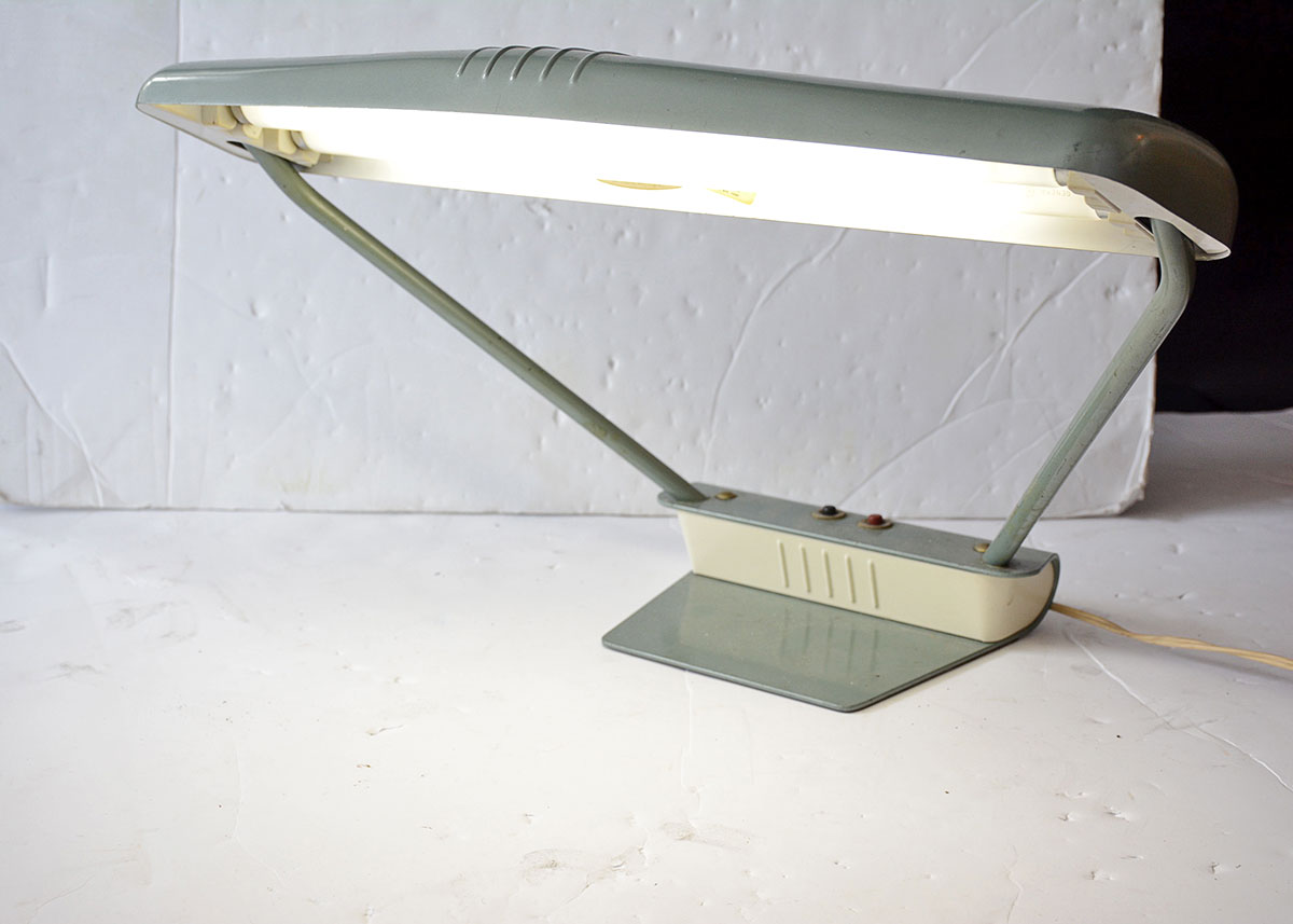 Mid Century Dazor Industrial Desk Lamp