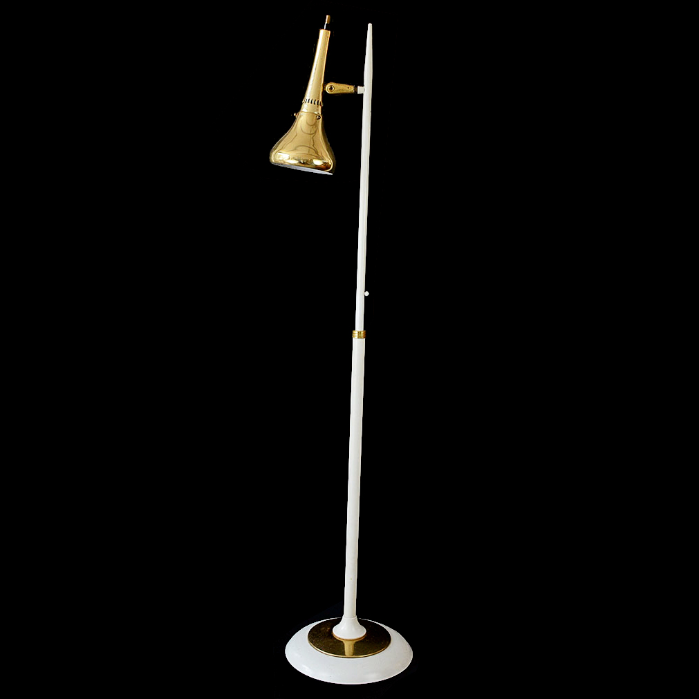Mid Century Modern Adjustable Metal Floor Lamp