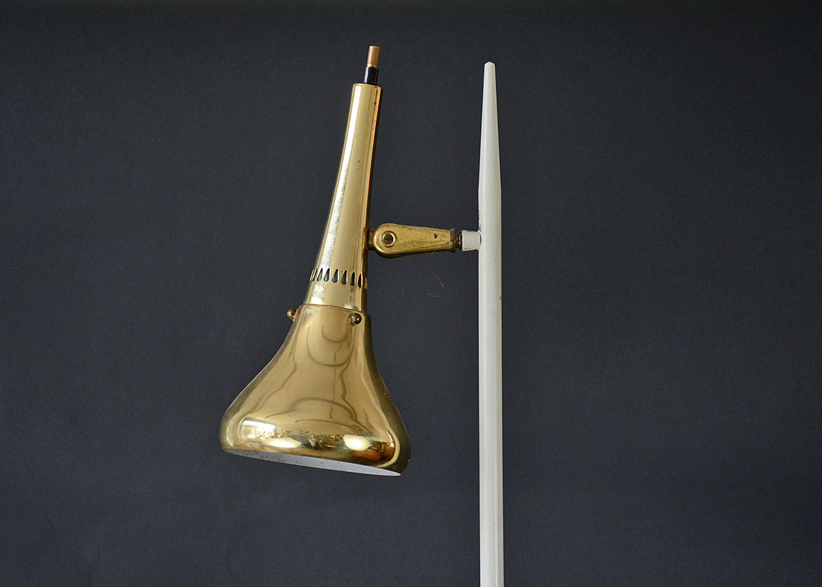 Mid Century Modern Adjustable Metal Floor Lamp