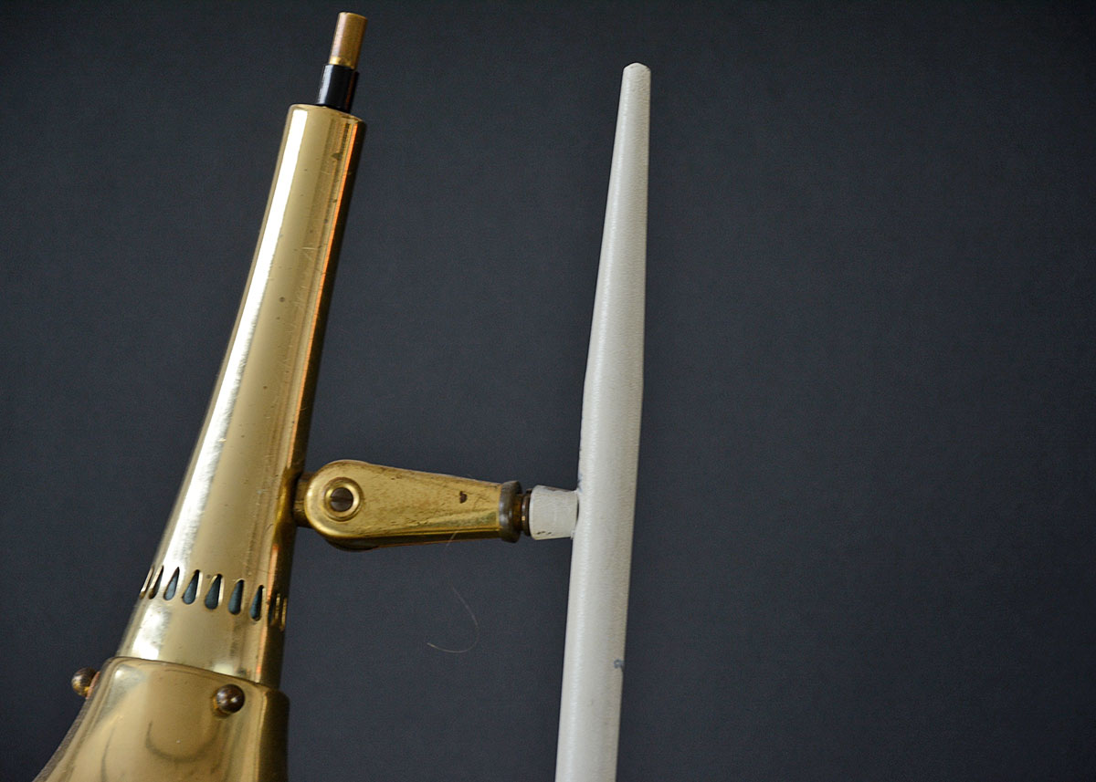 Mid Century Modern Adjustable Metal Floor Lamp