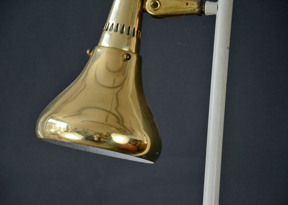 Mid Century Modern Adjustable Metal Floor Lamp