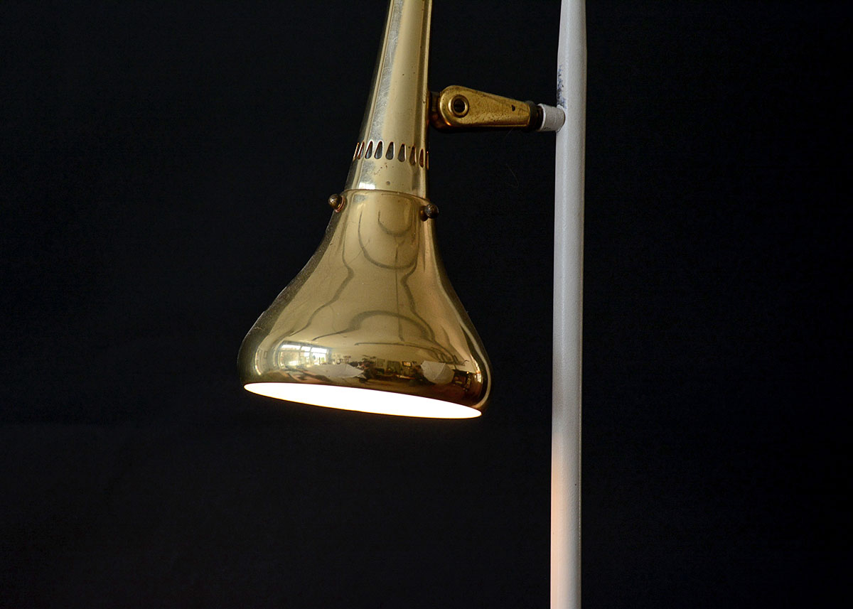 Mid Century Modern Adjustable Metal Floor Lamp
