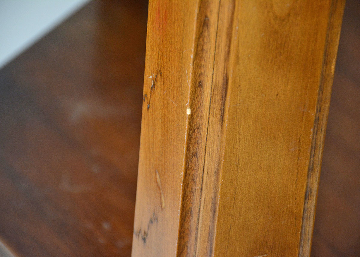 Contemporary Style Glass Top Hexagonal Table