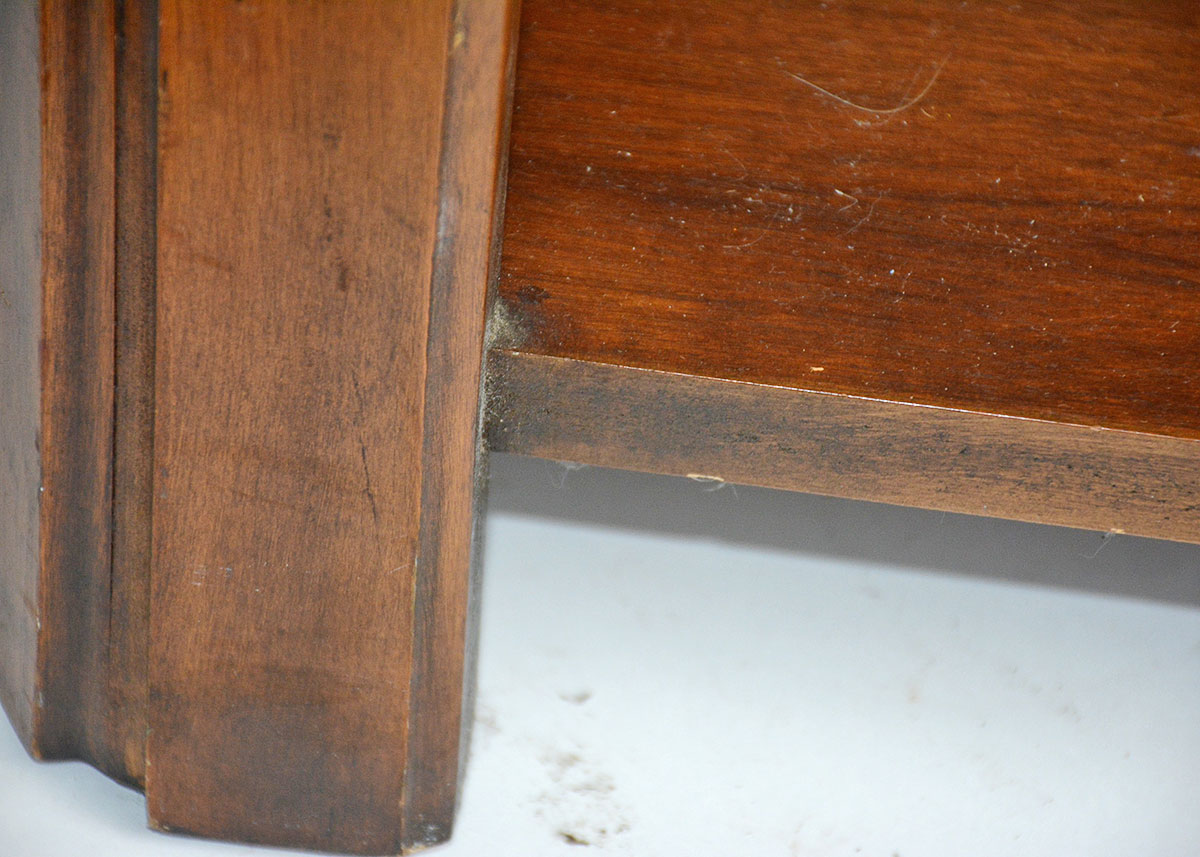 Contemporary Style Glass Top Hexagonal Table