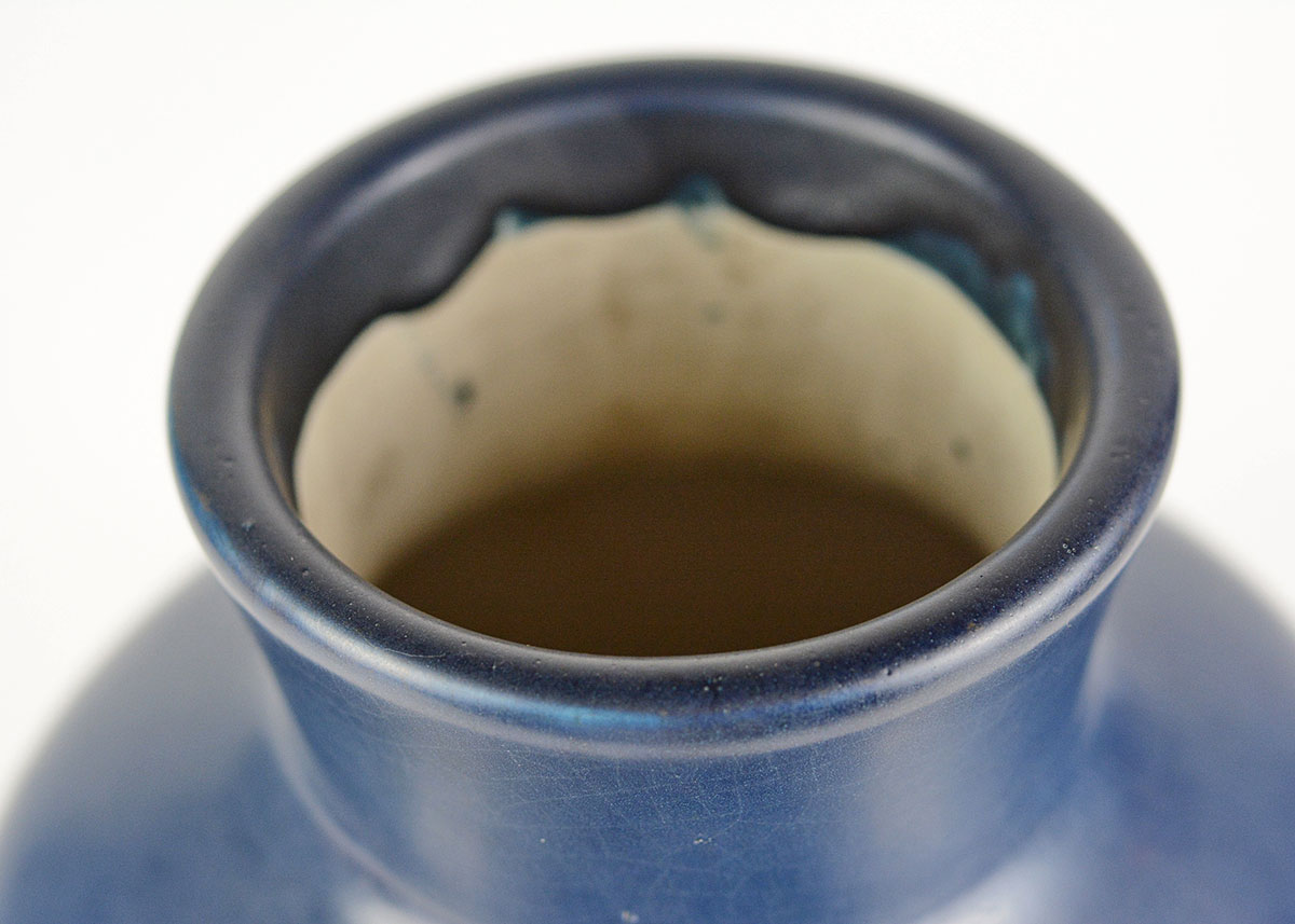 Original Hampshire Pottery Arts and Crafts Art Pottery Lamp Base