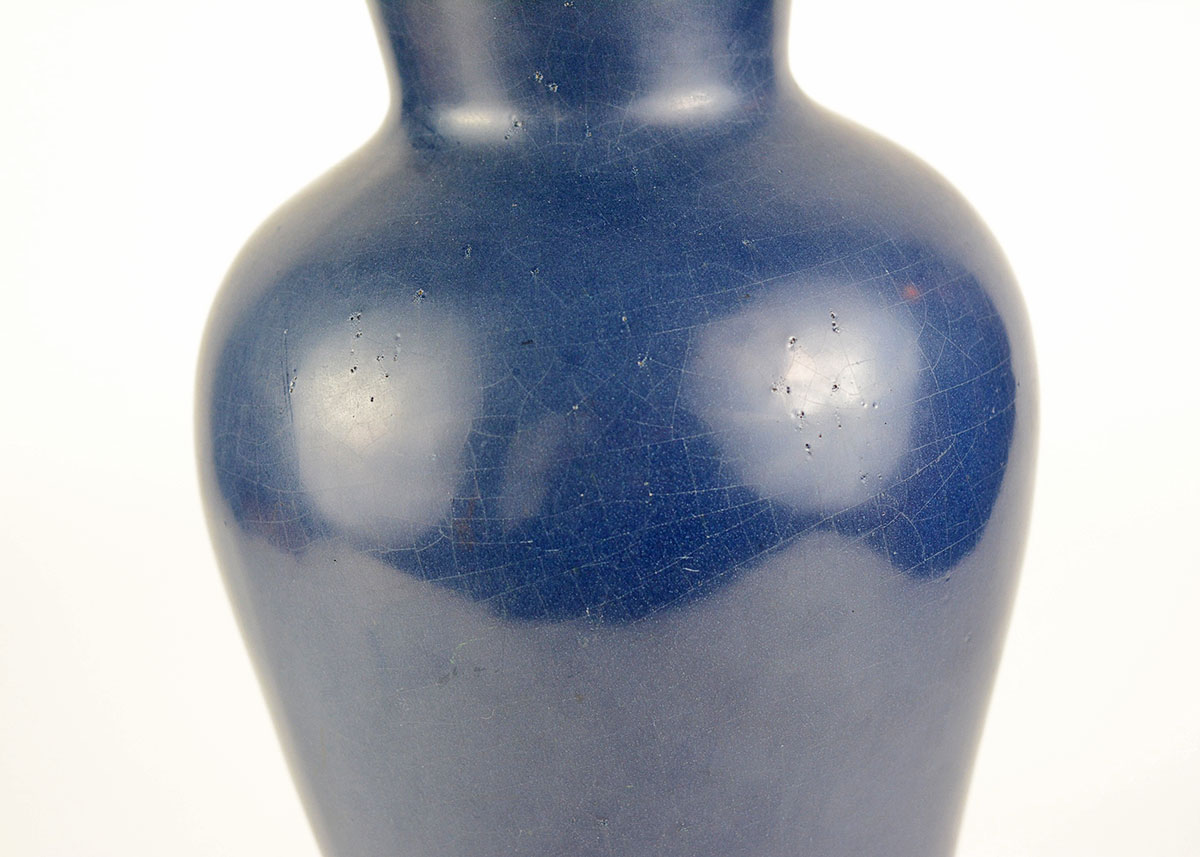 Original Hampshire Pottery Arts and Crafts Art Pottery Lamp Base