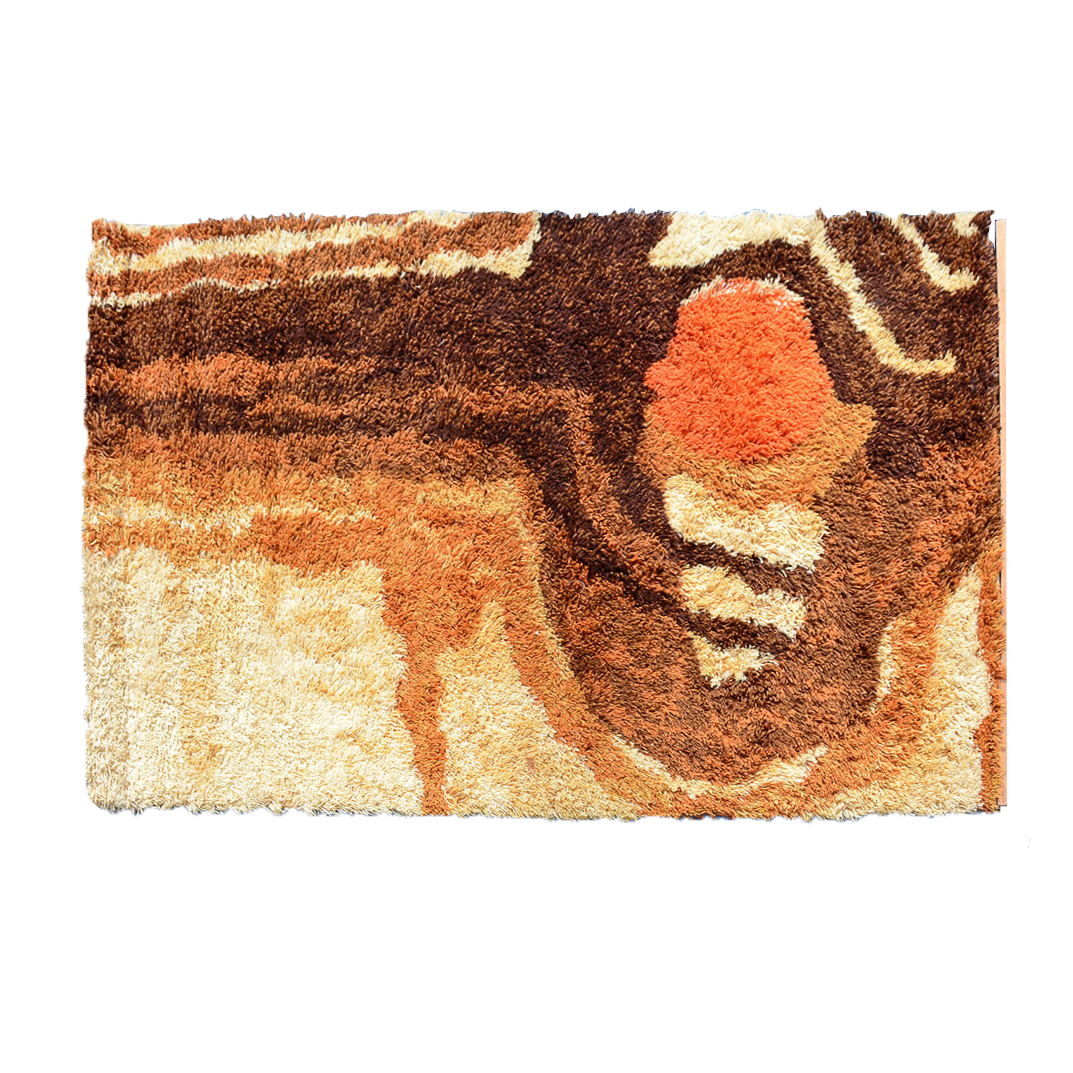 Vintage Bob Van Allen Pile "Vibrations" Tapestry by Concepts International