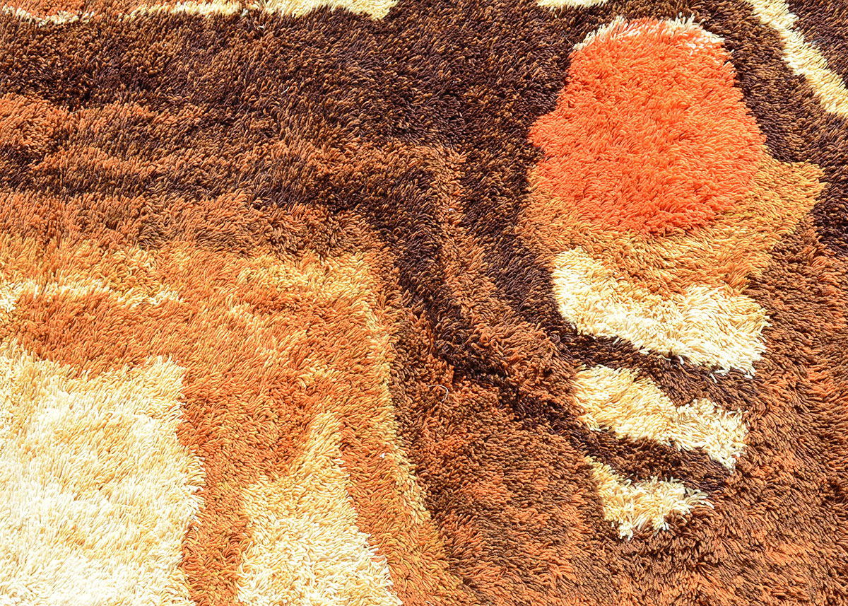 Vintage Bob Van Allen Pile "Vibrations" Tapestry by Concepts International