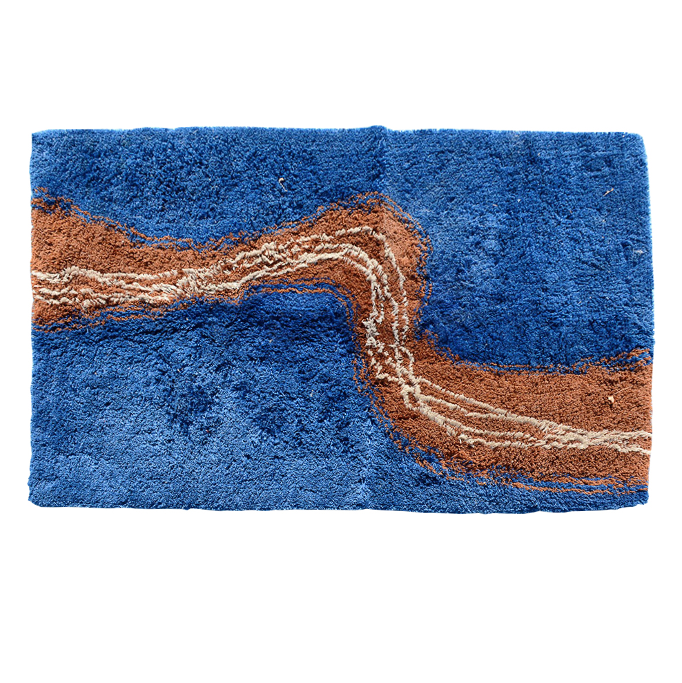 Rare Pierre Cardin Vintage Shag Area Rug