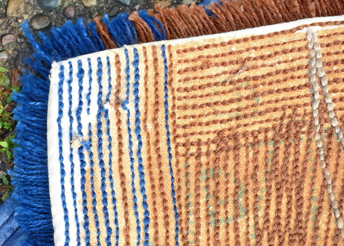 Rare Pierre Cardin Vintage Shag Area Rug